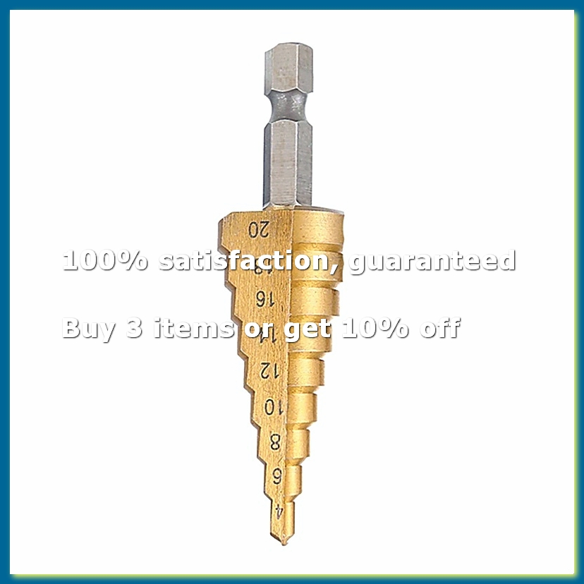 Drill Bits - Сверло ступенчатое HSS с прямым канавкой