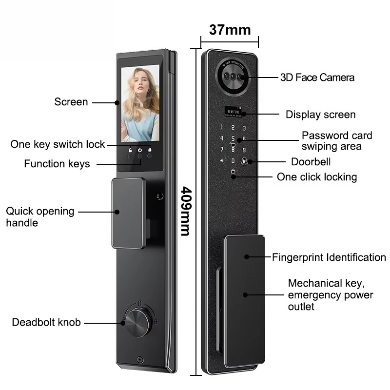 Умный дверной замок Tuya с Wi- – обзор и цена Door Lock