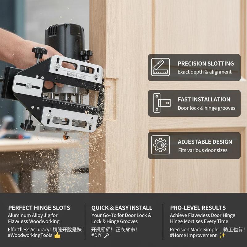 Шаблон для врезки из алюминиев – обзор и цена Door Lock