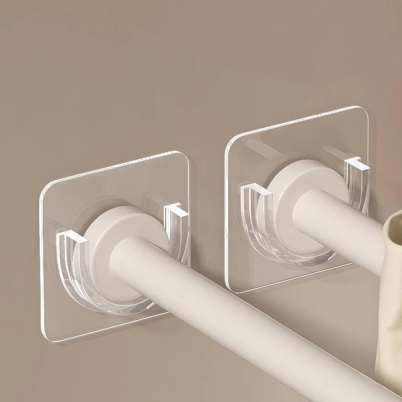 4 шт. Прозрачные самоклеящиеся – обзор и цена Curtain Rods